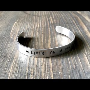 handmade Jewelry - Hand stamped adjustable metal cuff bracelet handmade Jewelry - Hand stamped adjustable metal cuff bracelet